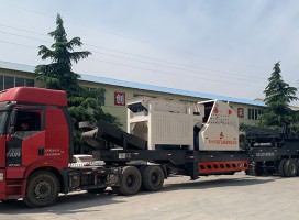 裝修垃圾處理設(shè)備發(fā)貨忙 中意移動滾軸篩分站交付浙江客戶